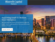 Tablet Screenshot of blauveltcapital.com